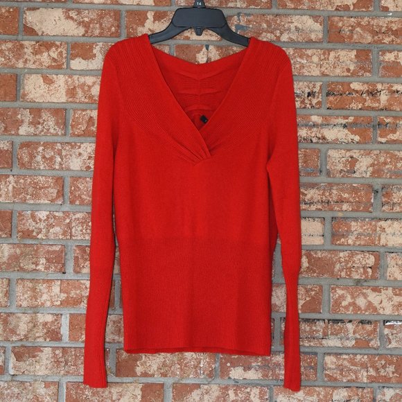Cyrus Sweaters - Cyrus Red Cashmere Sweater